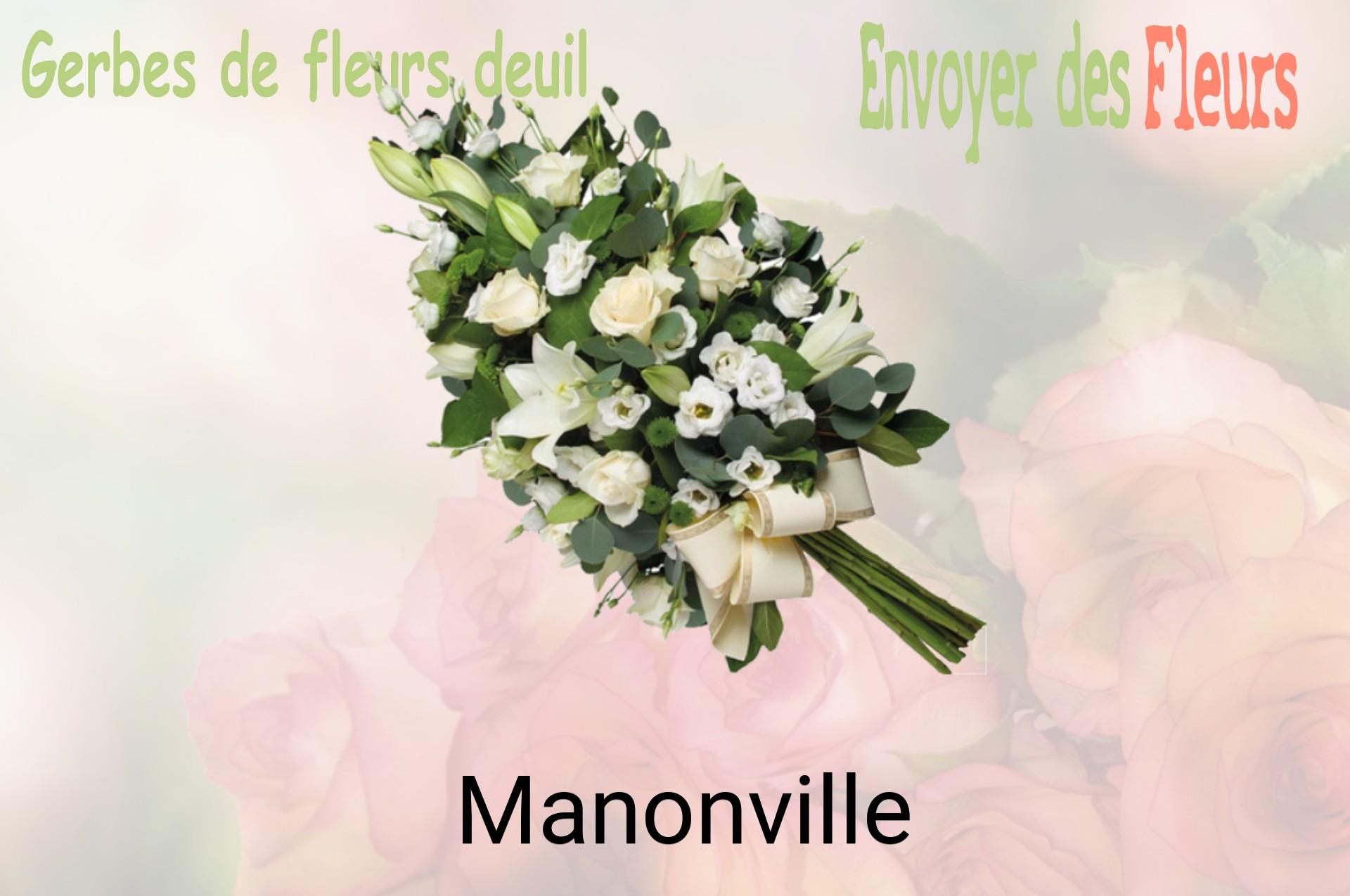 Gerbe de fleurs de deuil livrée à Manonville